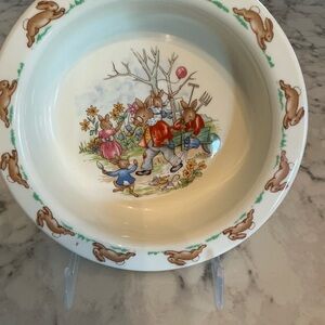 ROYAL DOULTON BUNNYKINS CHILDS BOWL